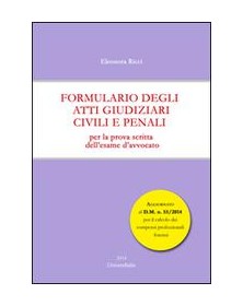 Formulario degli atti...