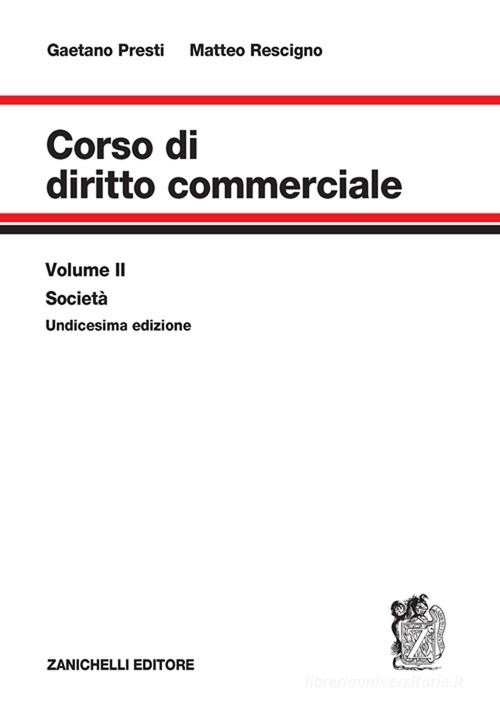 Corso di diritto commerciale – vol. II