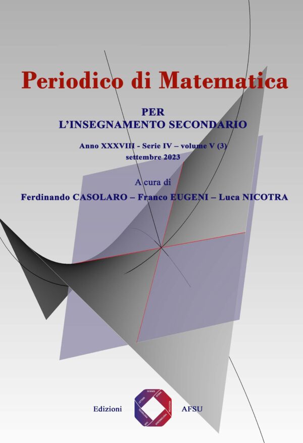 Periodico di Matematica - Serie IV - Vol. V(3) - Settembre 2023