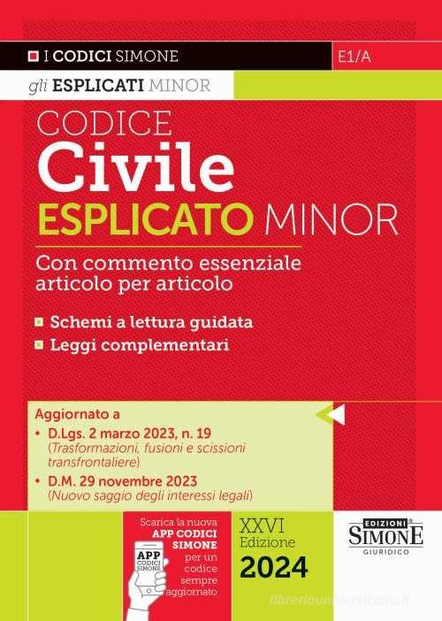 E1/A Codice civile esplicato minor